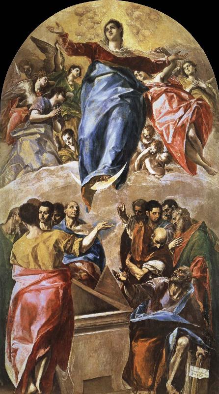 El Greco The Assumption of the Virgin oil painting image